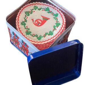 Interpur Blue Container and Coasters